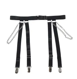 SUBBLIME - 954260 BODY CON CADENAS LIGUEROS NEGRO S-M