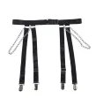 SUBBLIME - 954260 BODY WITH CHAINS GARTER BELT BLACK S-M SUBBLIME - 954260 BODY WITH CHAINS GARTER BELT BLACK S-M