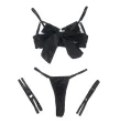SUBBLIME - 955205 BH-SET MIT VERSTELLBARER SCHWARZER SCHLEIFE L-XL SUBBLIME - 955205 BH-SET MIT VERSTELLBARER SCHWARZER SCHLEIFE L-XL