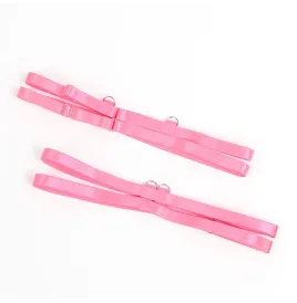 SUBBLIME - 955366 SET SUJETADOR CON ENCAJE Y LIGUEROS ROSA Y MORADO L-XL
