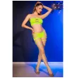 CHILIROSE - CR 4866 NEONGRÜNES TOP- UND SHORTS-SET S-M CHILIROSE - CR 4866 NEONGRÜNES TOP- UND SHORTS-SET S-M
