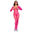 CHILIROSE - CR 4894 BODYSTOCKING IN RETE ROSA NEON S-M CHILIROSE - CR 4894 BODYSTOCKING IN RETE ROSA NEON S-M