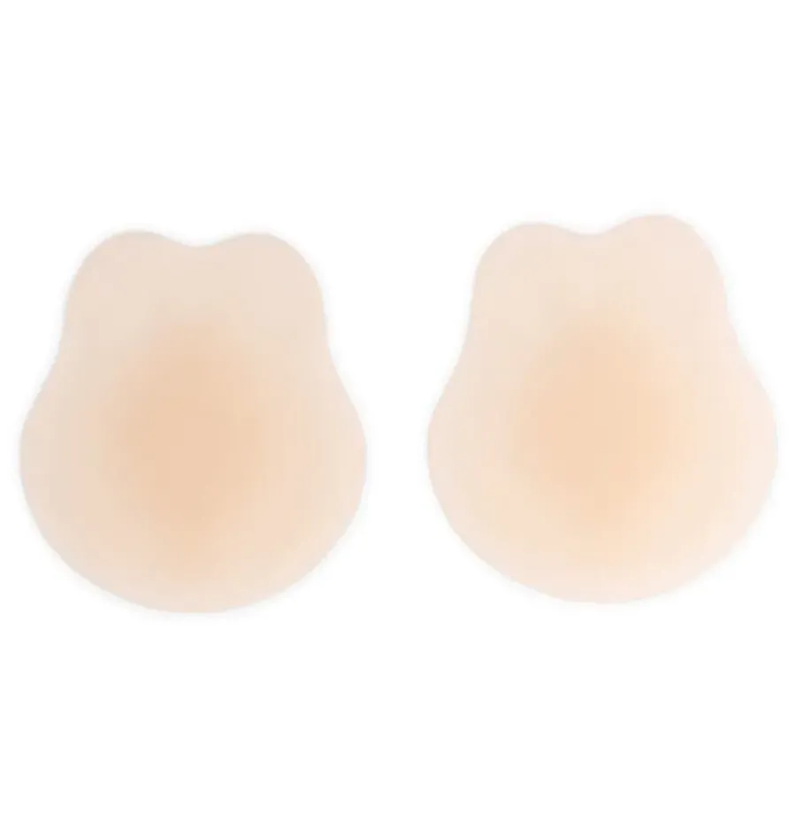 BYE-BRA - RABBIT COPAS DE SILICONA BEIGE TALLA XL
