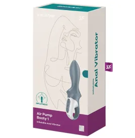 SATISFYER - AIR PUMP BOOTY 1 ANAL INFLATABLE VIBRATOR GREY