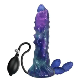 POWER MONSTERS - DUSKWALKER SENTINEL TRICOLOR DILDO GONFIABILE IN SILICONE FANTASY 23 CM Ø 5 CM