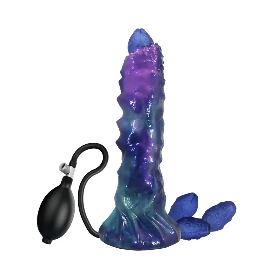 POWER MONSTERS - DUSKWALKER SENTINEL DILDO HINCHABLE FANTASÍA TRICOLOR 23 CM Ø 5 CM