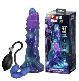 POWER MONSTERS - DUSKWAKER SENTINEL GONFLABLE TRICOLOR EN SILICONE, 23 CM Ø 5 CM
