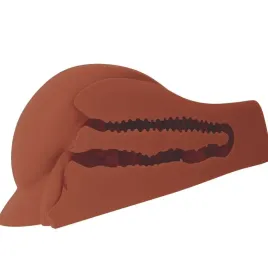 PDX PLUS - PERFECT ASS XL DOUBLE ENTRY BROWN MASTURBATOR