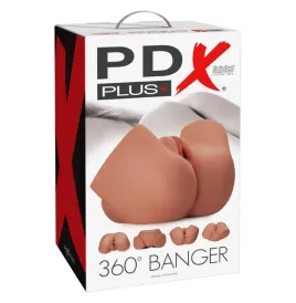 PDX PLUS - MASTURBATORE REALISTICO A 360° PER SEDERE E VAGINA