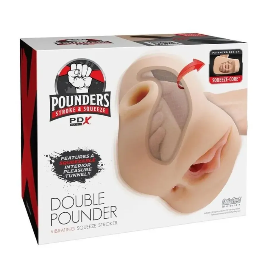PDX PLUS – DOPPEL-POWER-VIBRATIONS-STRICKGERÄT LEICHT 20,5 CM PDX PLUS – DOPPEL-POWER-VIBRATIONS-STRICKGERÄT LEICHT 20,5 CM