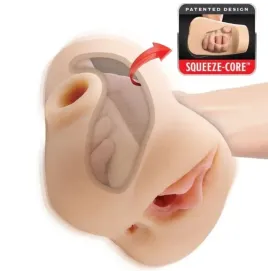 PDX PLUS – DOPPEL-POWER-VIBRATIONS-STRICKGERÄT LEICHT 20,5 CM