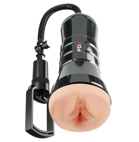 PDX EXTREME -WET PUSSIES MASTURBADOR VAGINA XXL SUPER SUCKER LIGHT CON SUCCIÓN 27.3 CM