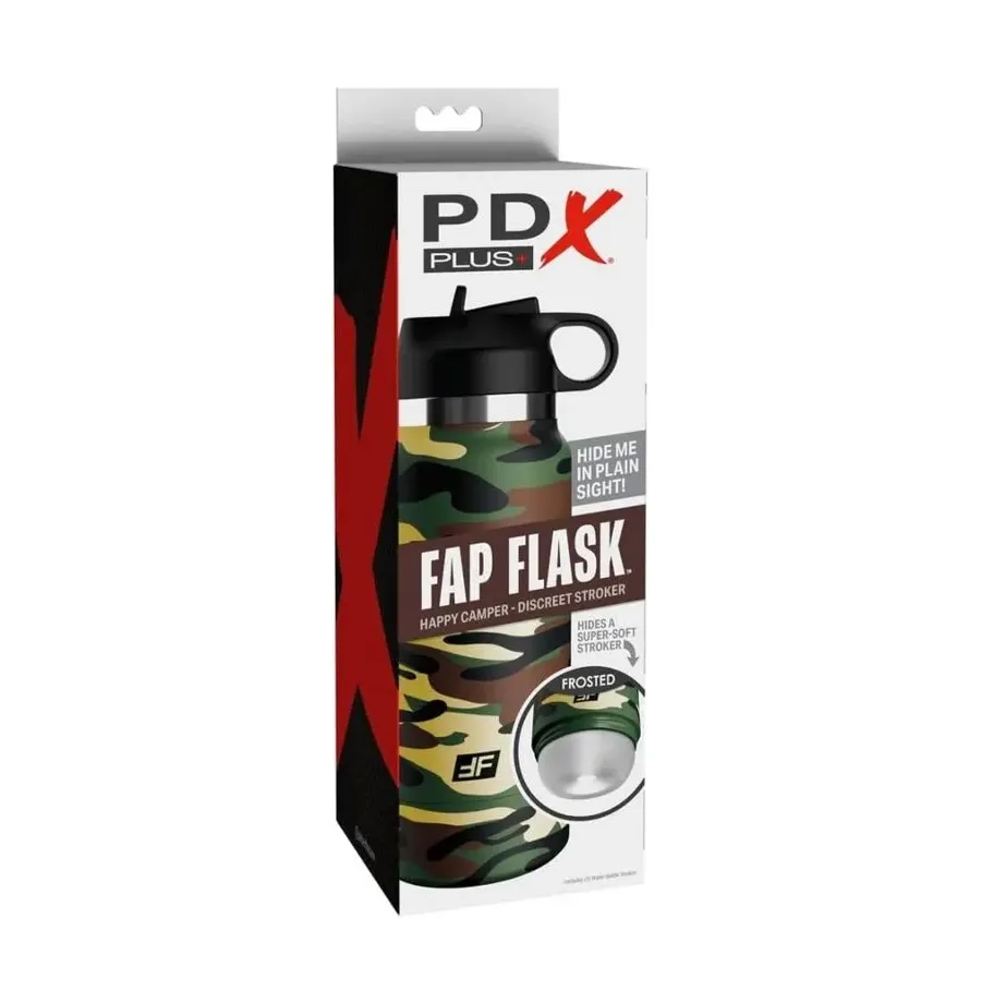 PDX PLUS - FAP FLASK HAPPY CAMPER MASTURBATORE DISCRETO CAMOUFLAGE PDX PLUS - FAP FLASK HAPPY CAMPER MASTURBATORE DISCRETO CAMOUFLAGE