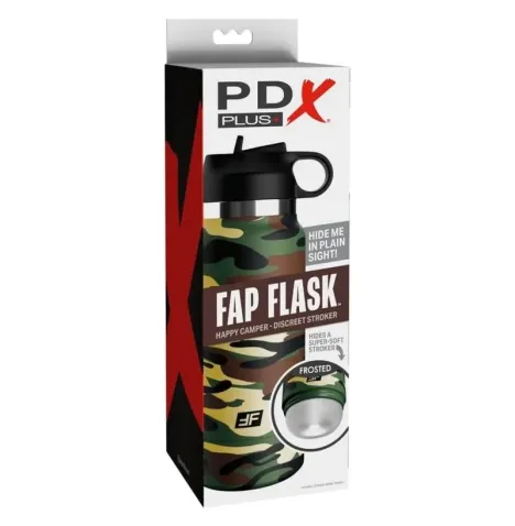 PDX PLUS - FAP FLASK HAPPY CAMPER DISCREET MASTURBATOR CAMOUFLAGE