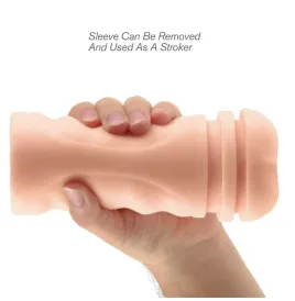 MASTURBADOR MASCULINO VIBRADOR FANTA FLESH CON 10 MODOS DE VIBRACIÓN