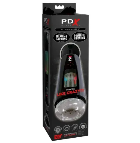 PDX ELITE - STROKER ULTIMATE MILKER 2 ROTATIF ET VIBRATEUR