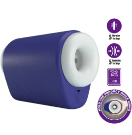PRETTY LOVE - MASTURBATEUR POUR HOMME DJ LADY AVEC VIBRATION 5 RÉGLAGES VIOLET
