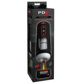 PDX ELITE - MILK ME HOTTER AUTOMATIC MASTURBATOR WITH THRUSTING AND HEAT EFFECT VIBRATION