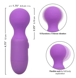 CALEXOTICS - FIRST TIME RECHARGEABLE MASSAGER 10 VIBRATIONS PURPLE
