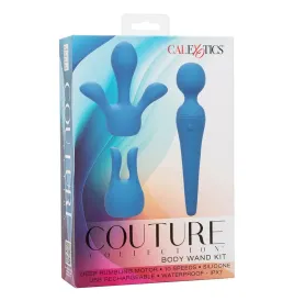 CALEXOTICS - COUTURE KIT VIBRATEUR WAND 10 VIBRATIONS BLEU