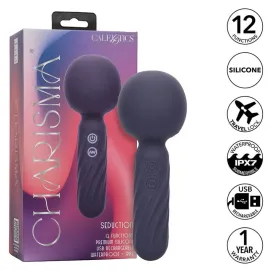 CALEXOTICS - CHARISMA SEDUCTION MASSAGER 12 FUNCTIONS 17.75 CM X 6.25 CM PURPLE