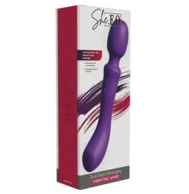 SHE.E.O - BÂTONNET DE MASSAGE VIBRANT À DOUBLE EXTRÉMITÉ VIBRANT