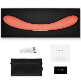 LELO - BOOMERANG VIBRATORE A DOPPIA ESTREMITÀ ROSSO CORALLO