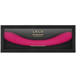 LELO - BOOMERANG VIBRATEUR À DOUBLE EXTRÉMITÉ CERISE