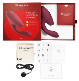 WOMANIZER - DUO 2 STIMULATOR BORDEAUX