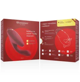WOMANIZER - DUO 2 STIMULATEUR BORDEAUX