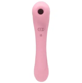 FEMINTIMATE - DAISY MASSAGER SUCTION AND VIBRATOR PINK