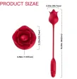 ARMONY - ROSELIP LICKING VIBRATING CLIT and VIBRATOR RED ARMONY - ROSELIP LICKING VIBRATING CLIT and VIBRATOR RED