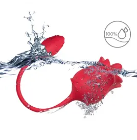 ARMONY - ROSA 2-IN-1-SAUGSTIMULATOR and VIBRATOR 10 MODI MIT ROTEM SCHWANZ