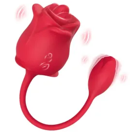 ARMONY - ROSA 2-IN-1-SAUGSTIMULATOR and VIBRATOR 10 MODI MIT ROTEM SCHWANZ