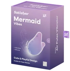 SATISFYER - MERMAID VIBES STIMULATOR and VIBRATOR VIOLETT UND ROSA