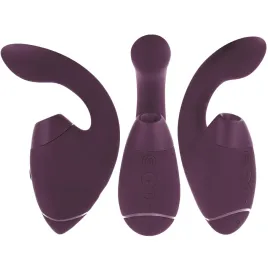 WOMANIZER - DUO NEXT DUAL CLITORAL and G-SPOT STIMULATOR DARK PURPLE