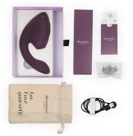 WOMANIZER - DUO NEXT DUAL CLITORAL and G-SPOT STIMULATOR DARK PURPLE