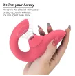 WOMANIZER - BLEND RABBIT VIBRATOR STIMULATOR VIBRANT ROSE WOMANIZER - BLEND RABBIT VIBRATOR STIMULATOR VIBRANT ROSE