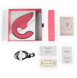 WOMANIZER - VIBRATORE STIMOLATORE CONIGLIO BLEND VIBRANT ROSE