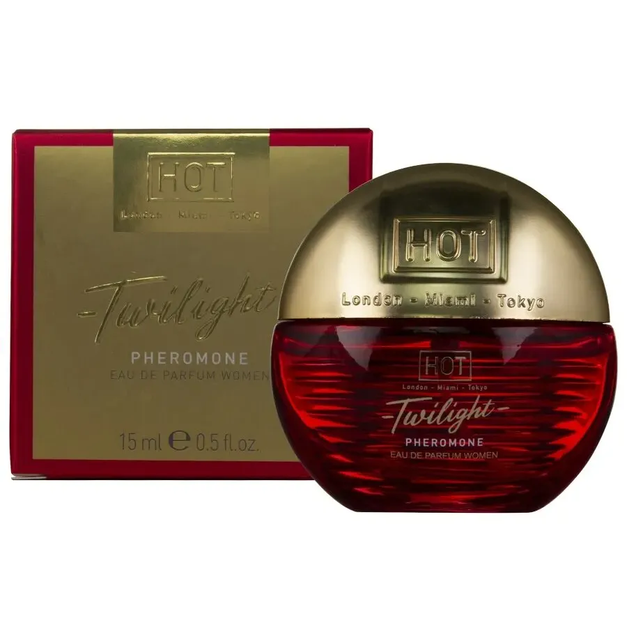 HOT - TWILIGHT PERFUME CON FEROMONAS MUJER 15 ML HOT - TWILIGHT PERFUME CON FEROMONAS MUJER 15 ML