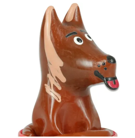 CONDOMERIE - PRESERVATIVO DECORATIVO PINTADO A MANO PERRO