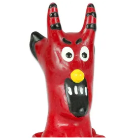 CONDOMERIE - HANDPAINTED NOVELTY CONDOMS RED DEVIL