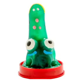 CONDOMERIE - PRESERVATIVI NOVITÀ DIPINTI A MANO MODELLO COCCODRILLO 1