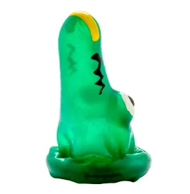 CONDOMERIE - PRÉSERVATIFS FANTAISIE PEINTS À LA MAIN MODÈLE CROCODILE 1