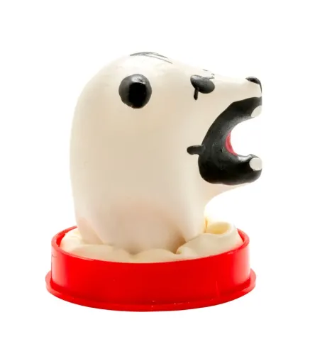 CONDOMERIE - PRESERVATIVO DECORATIVO PINTADO A MANO OSO POLAR