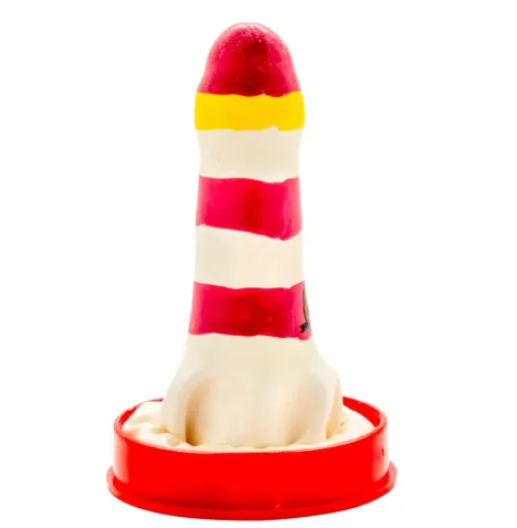 CONDOMERIE - PRÉSERVATIFS FANTAISIE PEINTS À LA MAIN PHARE