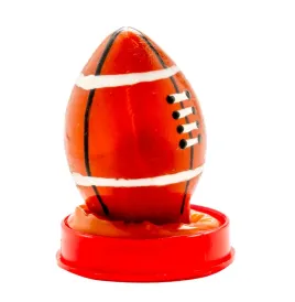 CONDOMERIE - PRÉSERVATIFS FANTAISIE PEINTS À LA MAIN BALLON DE RUGBY