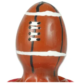 CONDOMERIE - PRÉSERVATIFS FANTAISIE PEINTS À LA MAIN BALLON DE RUGBY