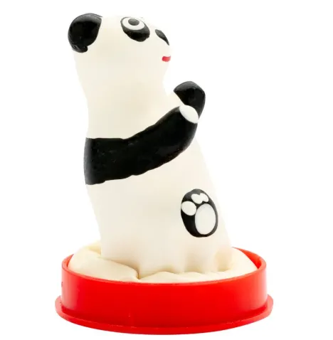 CONDOMERIE - PRÉSERVATIFS FANTAISIE PEINTS À LA MAIN MODÈLE PANDA 1