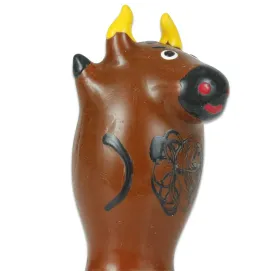CONDOMERIE - HANDPAINTED NOVELTY CONDOMS BULL MODEL 1